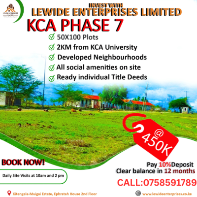 Let's Talk Land Investment: Lewide Enterprises Limited