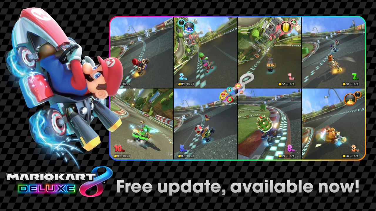 Nintendo gives Mario Kart 8 Deluxe a surprise Switch 2 boost with eight-player local races